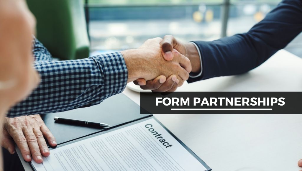 Form partnerships-Ecsion